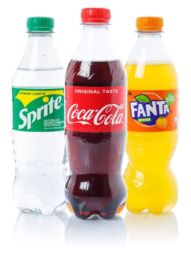 Cola Fanta Sprite